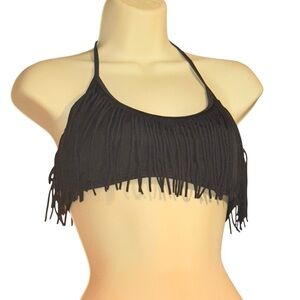 Victoria Secret Black Halter Bikini Top